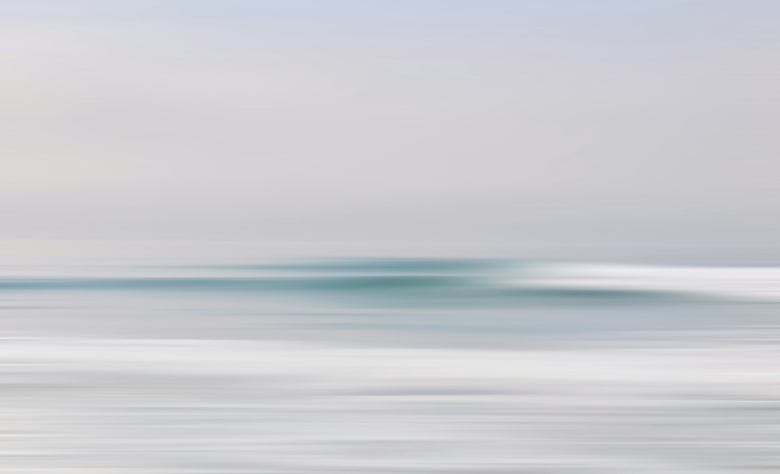 Blurred view of an ocean